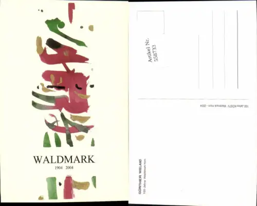 558733,Studentika Studentica Günther Wieland Waldmark Horn