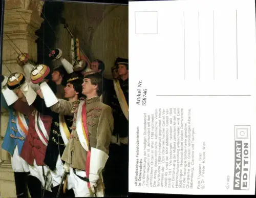 558746,Studentika Studentica Farbstudentum Österreich mensur Studenten