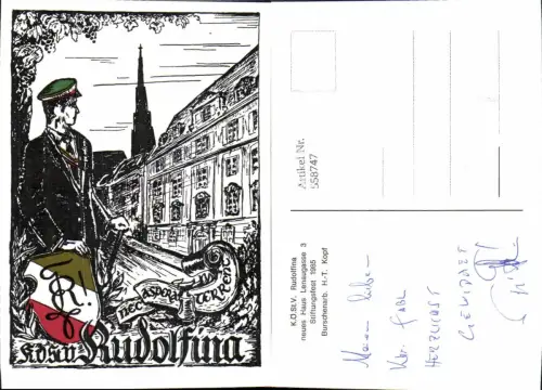 558747,Studentika Studentica Rudolfina Wien 1985 Stiftungsfest