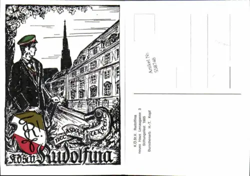 558748,Studentika Studentica Rudolfina Wien 1985 Stiftungsfest