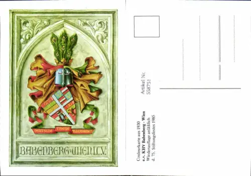 558751,Studentika Studentica Babenberg Wien