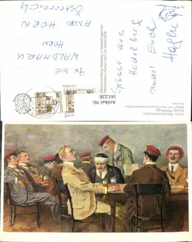 561226,Studentika Studentica Georg Mühlberg Studentenleben Cantus