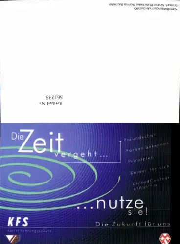 561235,Studentika Studentica KFS Kartellführungsschule d. MKV