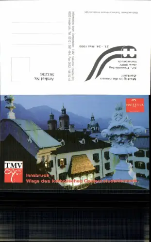 561236,Studentika Studentica TMV Innsbruck Kath. Couleurstudententum 1999
