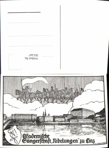 561247,Studentika Studentica G. Hübscher Akad. Sängerschaft Nibelungen zu Linz