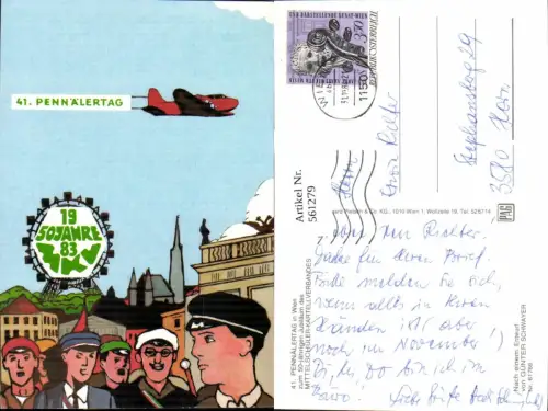 561279,Studentika Studentica Günter Schwayer 41. Pennälertag MKV 50 Jahre 1983