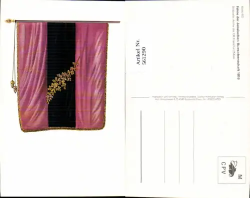 561290,Studentika Studentica Fahne Jenaischen Burschenschaft 1816