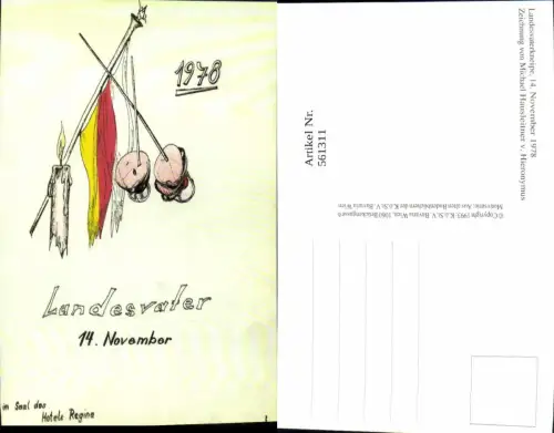 561311,Studentika Studentica M. Hausleitner v. Hieronymus Landesvaterkneipe 1978