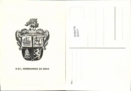 561317,Studentika Studentica KÖL Normannia zu Graz