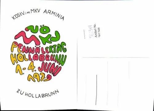 561344,Studentika Studentica KÖStV MKV Arminia Hollabrunn 1979