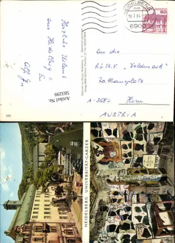 583299,Studentika Studentica Heidelberg Universität Karzer Carzer