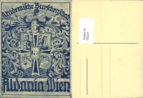 602231,REPRO ? Studentika Studentica Akademische Burschenschaft Aldania Wien