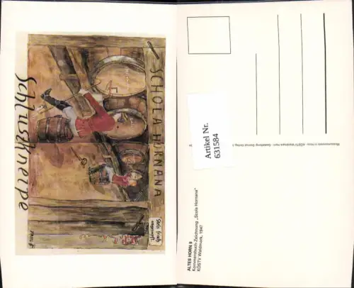 631584,Studentika Studentica Horn Scola Hornana KÖSTV