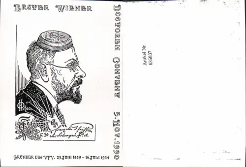 635837,Studentika Erster Wiener Doctoren Convent 1990 VPV