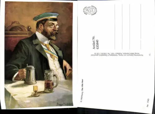 635840,Georg Mühlberg Studentika Der Alte Herr