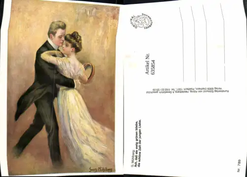 635854,Georg Mühlberg Studentika Junge Liebe Student Tanzen