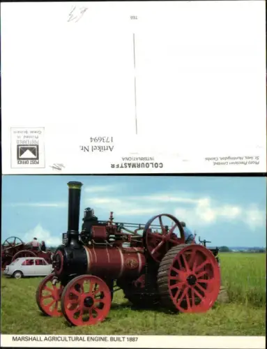 173694,Marshall Agricultural Engine Built 1887 Landwirtschaftliche Maschine