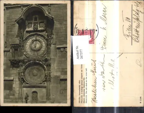 267377,Prag Altstädter Rathaus Uhr Technik Kleintechnik
