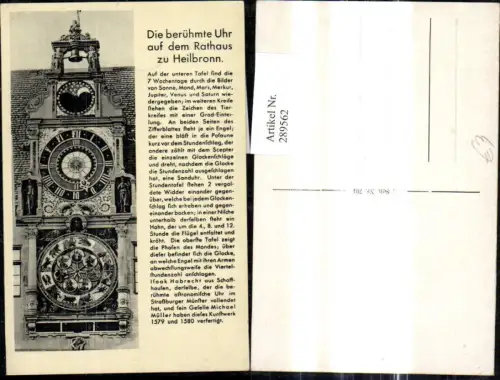 289562,Uhr Rathaus Heilbronn Text