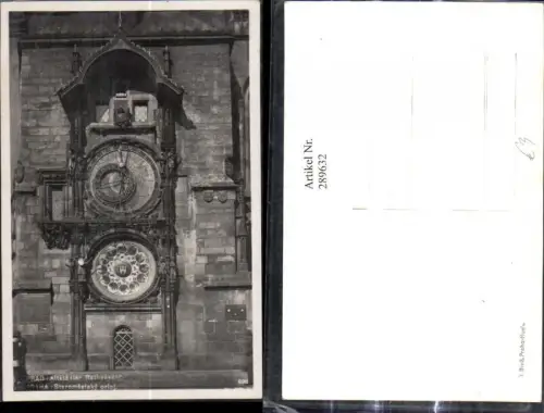 289632,Foto Ak Praha Prag Astronomische Uhr Altstädter Rathausuhr