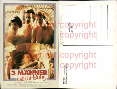 464249,Film Reklame 3 Männer u. ein Baby Vitorius Roma