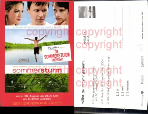 464255,Film Reklame Sommersturm Robert Stadlober Kostja Ullmann Marco Kreuzpaitner