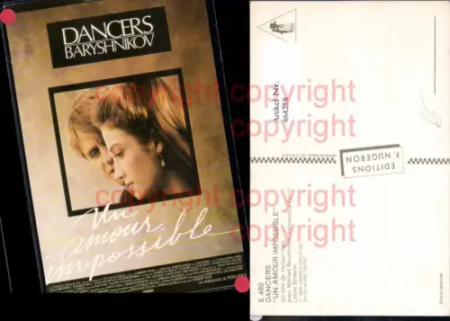 464258,Film Reklame Dancers Un Amour Impossible Herbert Ross Mikhail Baryshnikov Ferri