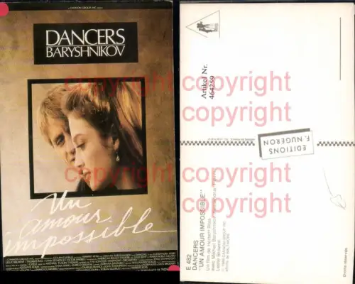 464259,Film Reklame Dancers Un Amour Impossible Herbert Ross Mikhail Baryshnikov Ferri