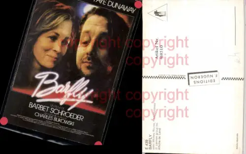 468510,Film Reklame Barfly Barbet Schroeder Mickey Rourke Faye Dunaway