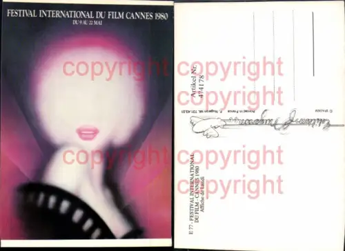 474178,Film Reklame Festival International Du Film Cannes 1980 Filmfestspiele
