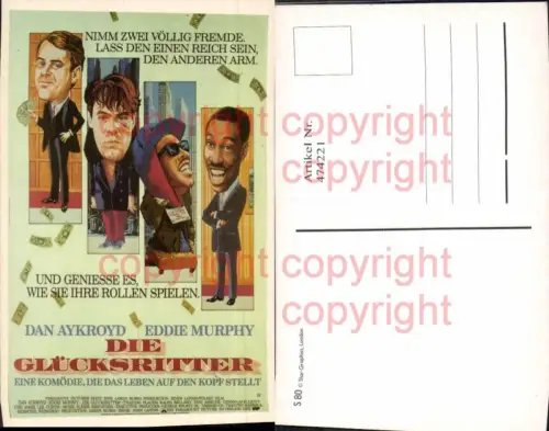 474221,Film Reklame Die Glücksritter Dan Aykroyd Eddie Murphy Jamie Lee Curtis