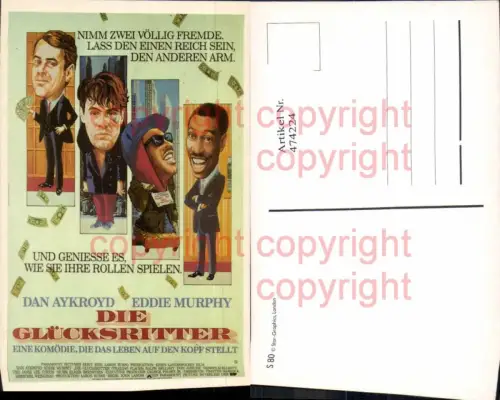 474224,Film Reklame Die Glücksritter Dan Aykroyd Eddie Murphy Jamie Lee Curtis