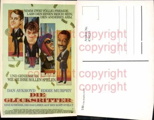 474225,Film Reklame Die Glücksritter Dan Aykroyd Eddie Murphy Jamie Lee Curtis