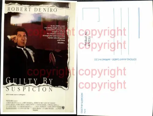 474231,Film Reklame Guilty By Suspicion Robert de Niro Annette Bening George Wendt