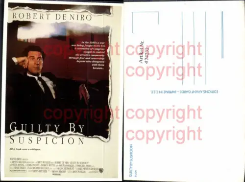 474232,Film Reklame Guilty By Suspicion Robert de Niro Annette Bening George Wendt
