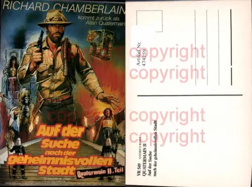474259,Film Reklame Quatermain II Richard Chamberlain James Earl Jones