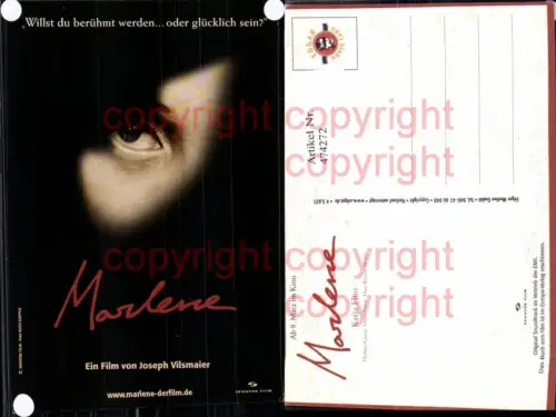 474272,Film Reklame Marlene Joseph Vilsmaier Katja Flint Herbert Knaup Heino Ferch