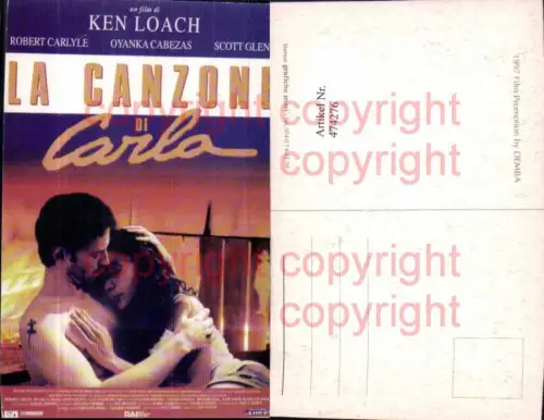 474276,Film Reklame La Canzone Di Carla Ken Loach Robert Carlyle Scott Clenn