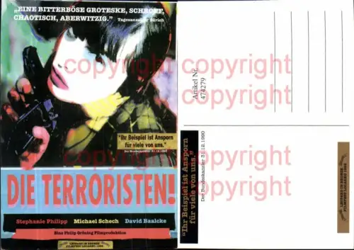 474279,Film Reklame Die Terroristen Stephanie Philipp Michael Schech David Baalcke