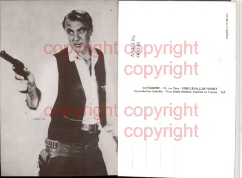 468245,Schauspieler Gary Cooper Filmszene Pistole