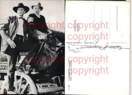 468251,Film Der Mann aus dem Westen Filmszene Gary Cooper