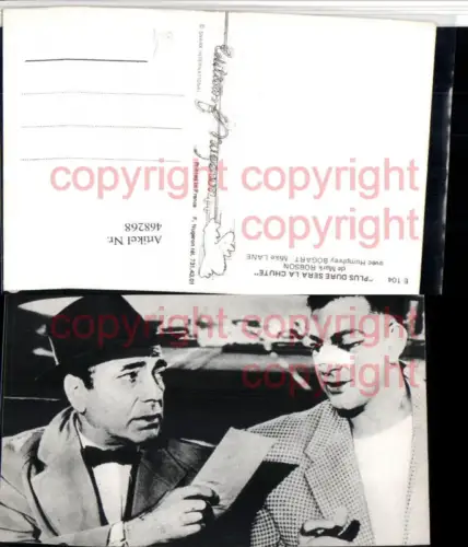 468268,Film Schmutziger Lorbeer Filmszene Humphrey Bogart Mike Lane Auto