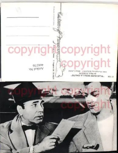 468270,Film Schmutziger Lorbeer Filmszene Humphrey Bogart Mike Lane Auto