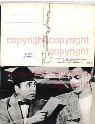 468271,Film Schmutziger Lorbeer Filmszene Humphrey Bogart Mike Lane Auto