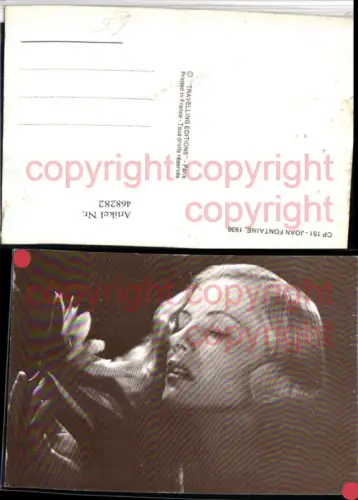 468282,Schauspielerin Joan Fontaine Filmszene Blume