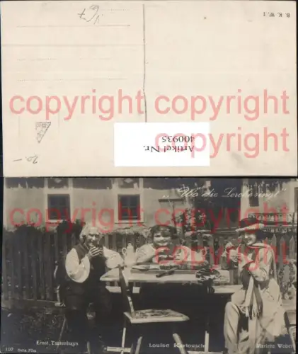 400935,Foto Ak Wo die Lerche singt Operette Sänger Tautenhayn Kartousch Weber pub B.K.W.I.107