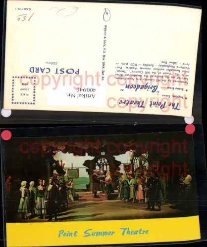 400940,Point Summer Theatre Theaterszene Brigadoon Ingram Texas