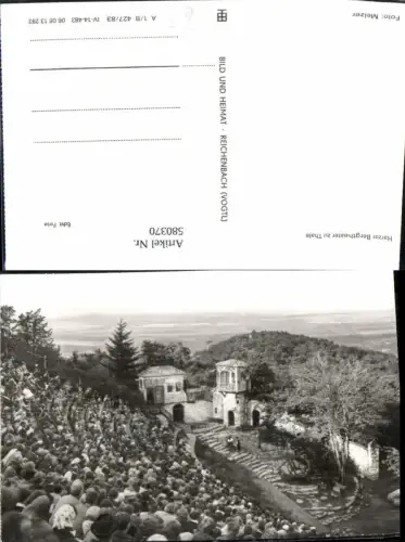 580370,Foto Ak Harzer Bergtheater Thale Theaterszene Theater pub VEB
