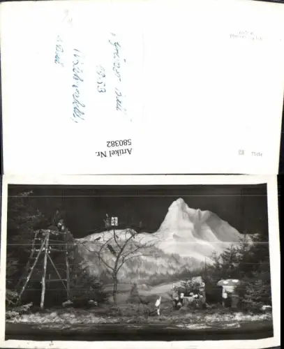 580382,Foto Ak Bühnenbild Grüner Ball 1953Theaterszene Theater