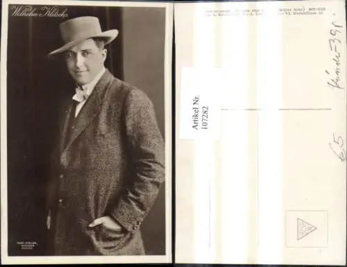 107282,Theater Musik Wilhelm Klitscho